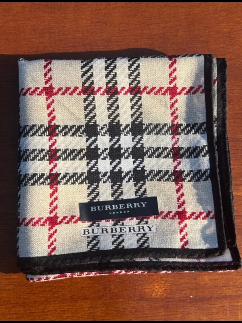 New cotton Burberry scarf